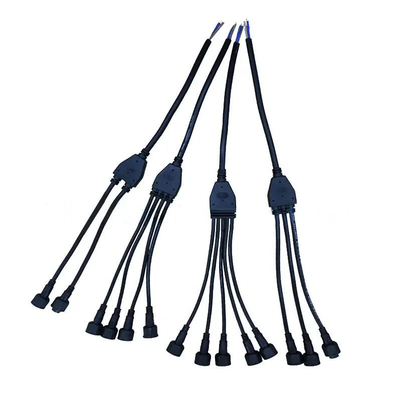 Outdoor Lighting Wire Connectors - Waterproof Y-Type Wire Splitter Adapter IP67