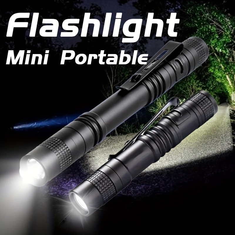 Outdoor Lighting Lumen - Mini Portable LED Flashlight Pocket Ultra
