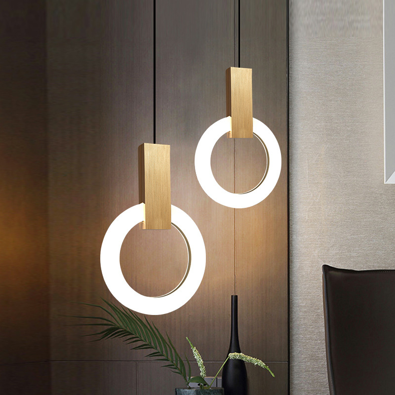 Outdoor Lighting Pendant - Nordic Simple LED Pendant Light Living