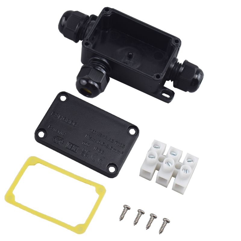 Outdoor Lighting Wire Connectors - 3 Way Outdoor Waterproof IP66 Electrical