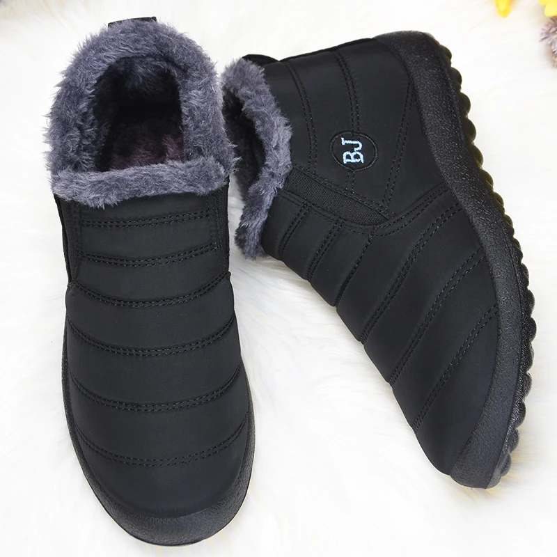 Outdoor Lighting Round - ELUVA Men Snow Boots Thermal Waterproof