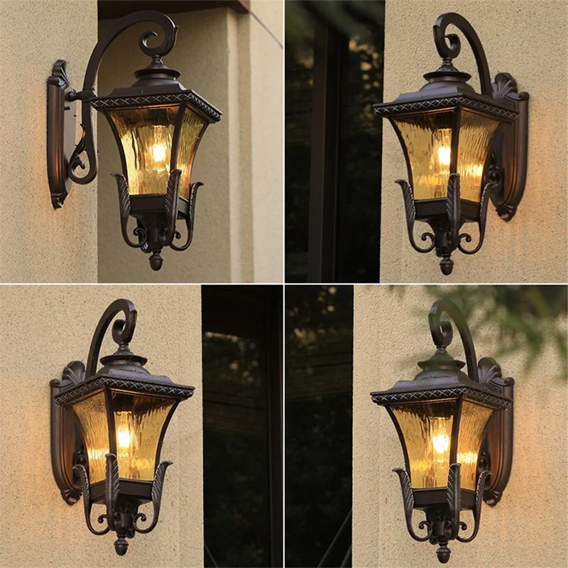 Outdoor Lighting Wall Mount - Villa Community European-style Outdoor Wall Light