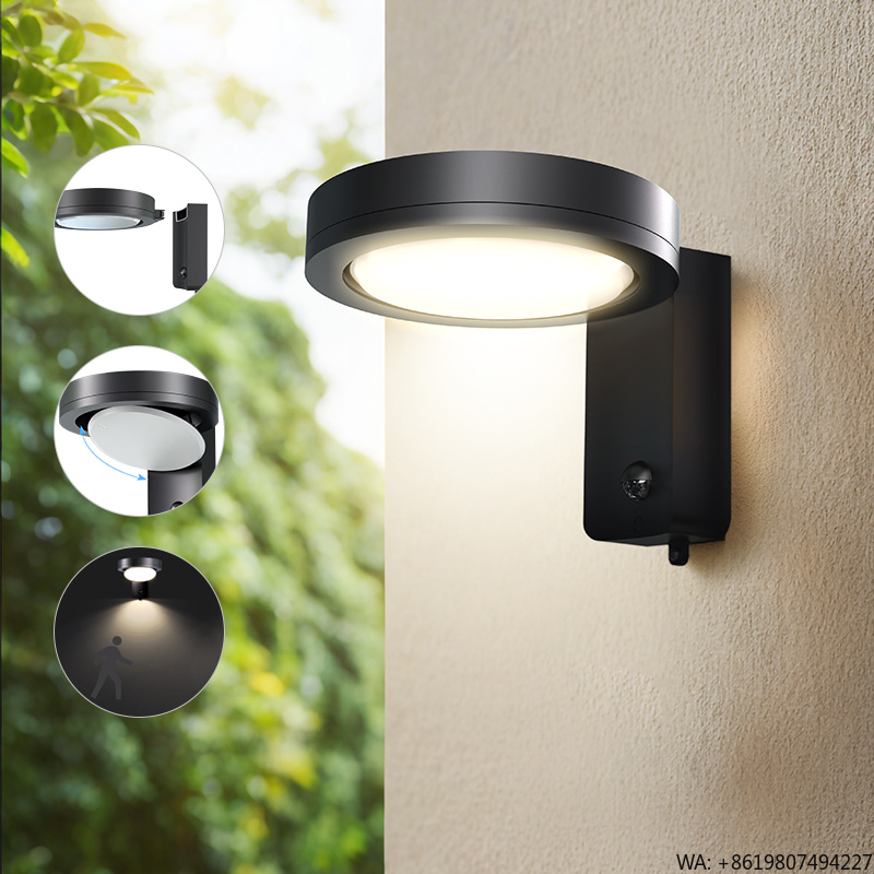 Outdoor Lighting Wall Mount - SRESKY Solar Powered Outdoor Wall Lights