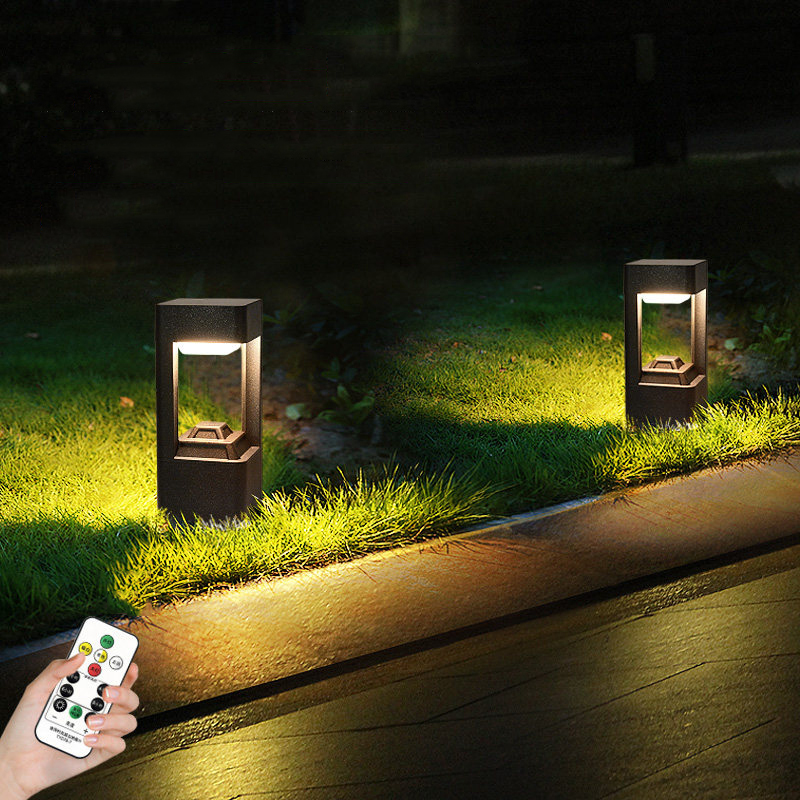 Luminous floor lamp courtyard  - đánh giá và giá Outdoor Lighting Decoration