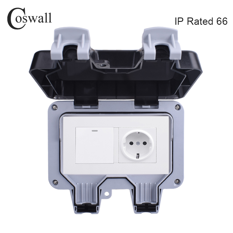 Coswall IP66 Chống Chịu Thời T - đánh giá và giá Outdoor Lighting Wall Mount
