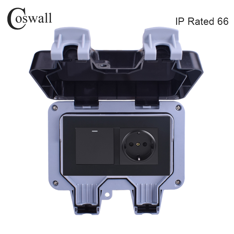 Coswall IP66 Chống Chịu Thời T - đánh giá và giá Outdoor Lighting Wall Mount