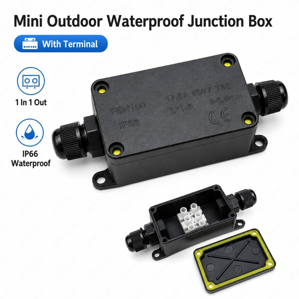 2 Way Outdoor IP66 Waterproof  - đánh giá và giá Outdoor Lighting Wire Connectors