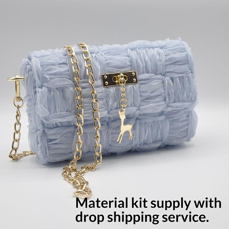 Light Blue Woven Crossbody Bag - đánh giá và giá Outdoor Lighting Pendant
