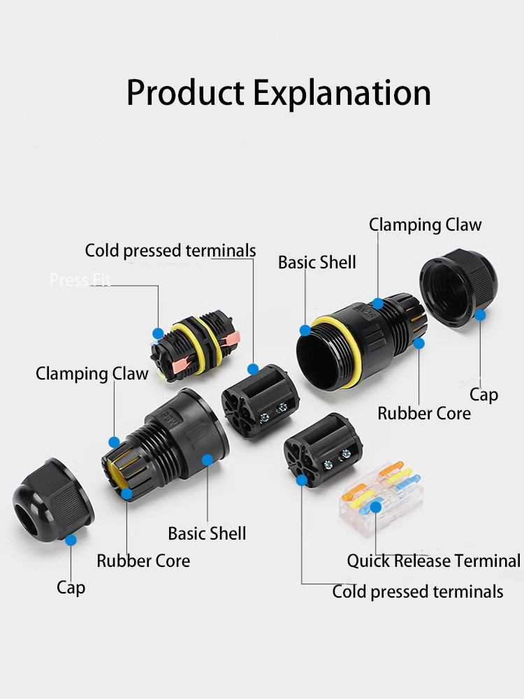 IP68 Outdoor Waterproof Electr - đánh giá và giá Outdoor Lighting Wire Connectors