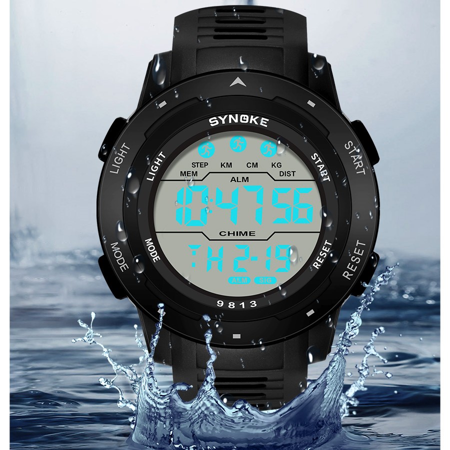 Synoke Couple watches Digital  - đánh giá và giá Outdoor Lighting Timer