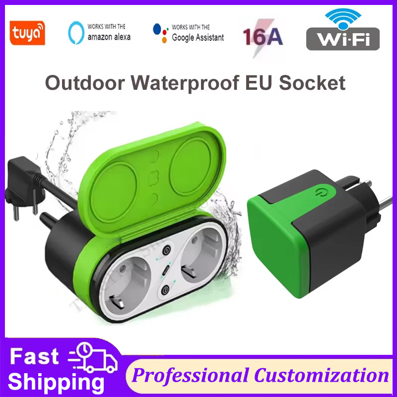 Tuya EU 16A Wifi Smart Outdoor - đánh giá và giá Outdoor Lighting Timer