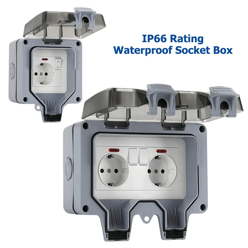 European-Style Outdoor Socket  - đánh giá và giá Outdoor Lighting Wall Mount