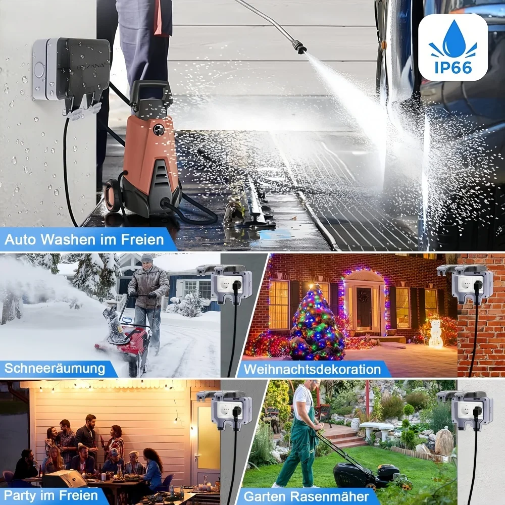 European-Style Outdoor Socket  - đánh giá và giá Outdoor Lighting Wall Mount