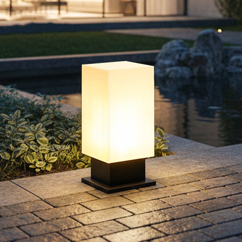 Luminous floor lamp courtyard  - đánh giá và giá Outdoor Lighting Decoration