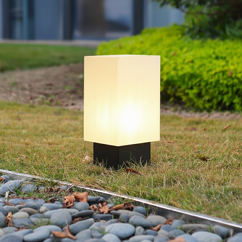 Luminous floor lamp courtyard  - đánh giá và giá Outdoor Lighting Decoration