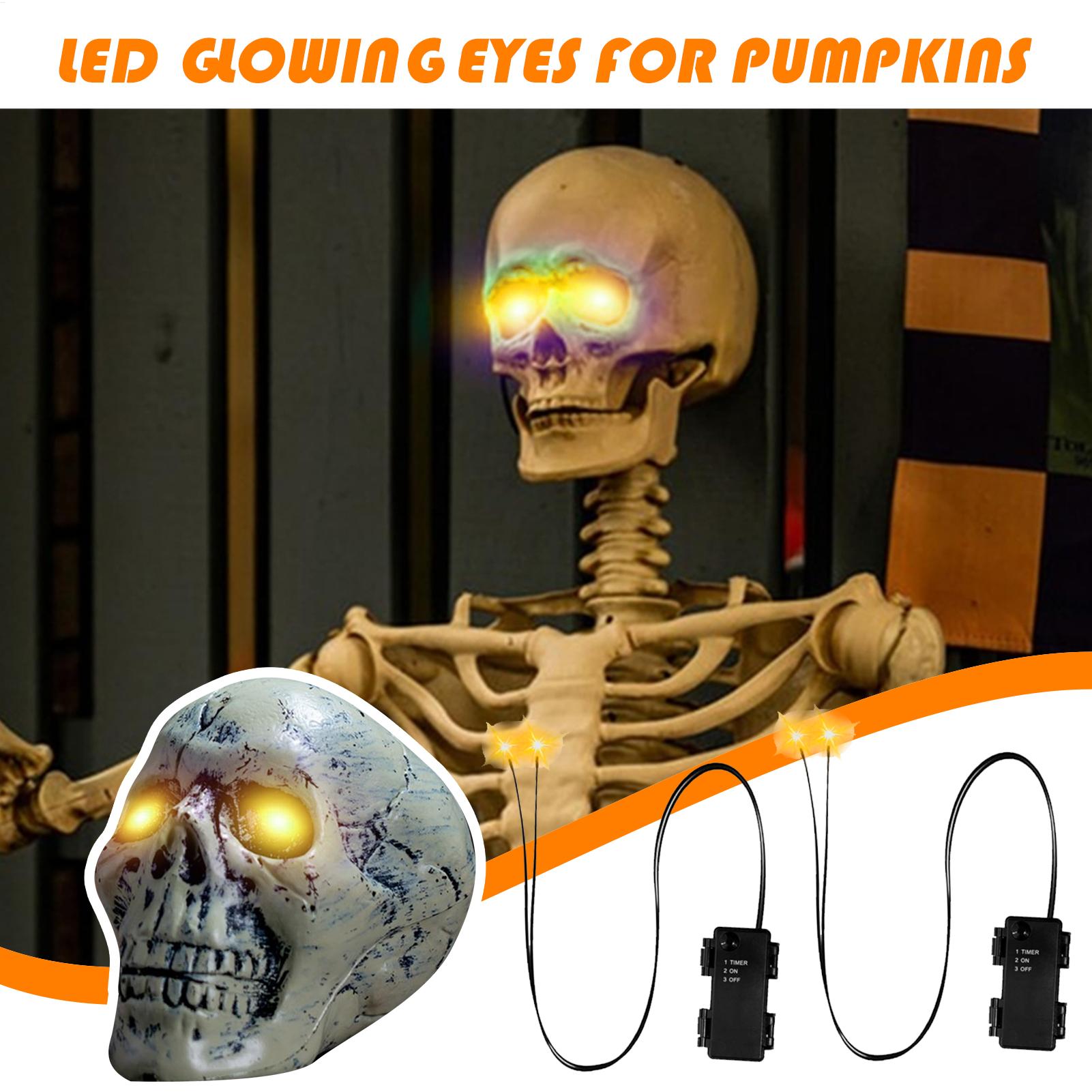 1PC Glowing Eyes Halloween Lig - đánh giá và giá Outdoor Lighting Timer