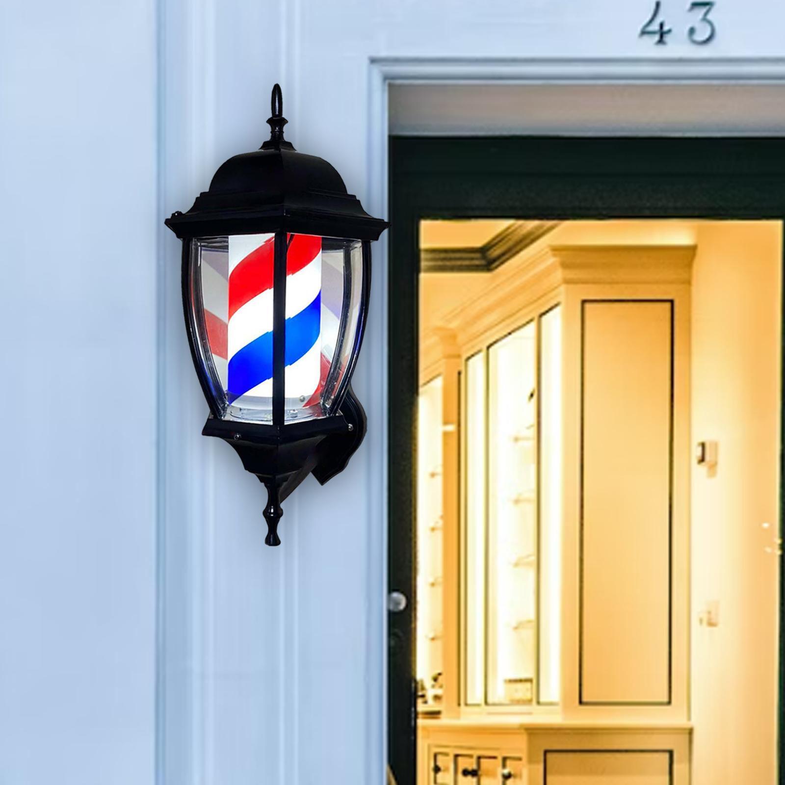 Barber Pole Light Rotating Lig - đánh giá và giá Outdoor Lighting Wall Mount