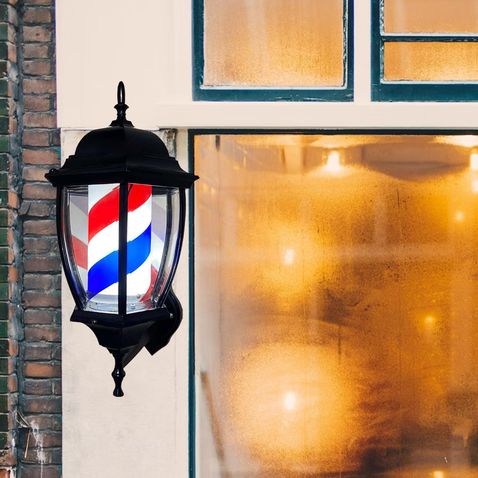 Barber Pole Light Rotating Lig - đánh giá và giá Outdoor Lighting Wall Mount