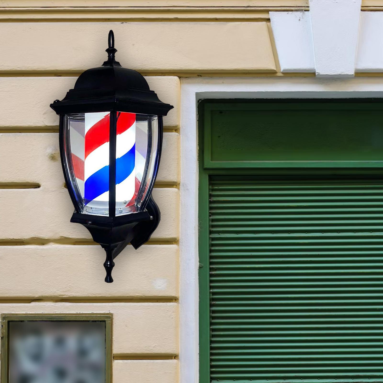 Barber Pole Light Rotating Lig - đánh giá và giá Outdoor Lighting Wall Mount