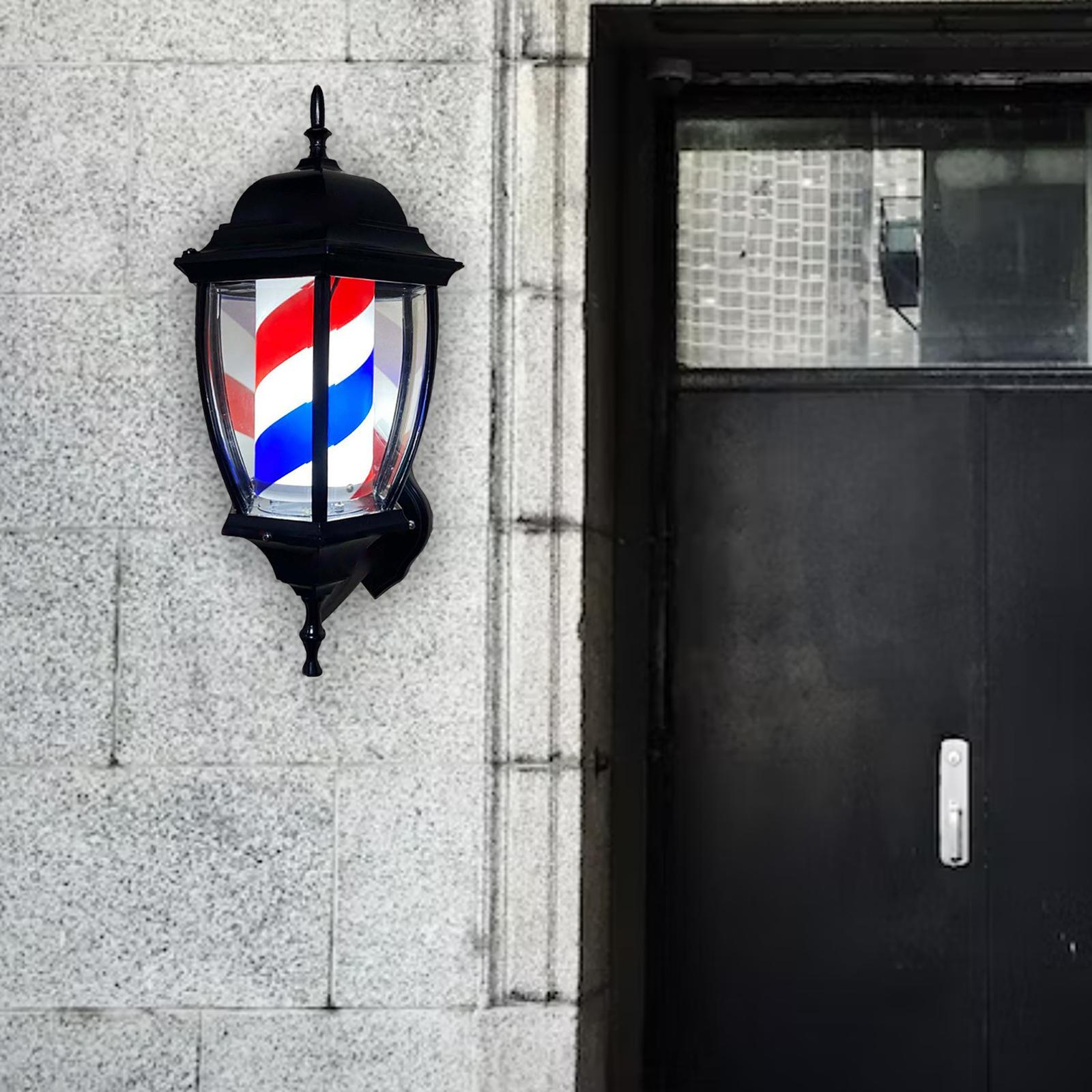 Barber Pole Light Rotating Lig - đánh giá và giá Outdoor Lighting Wall Mount