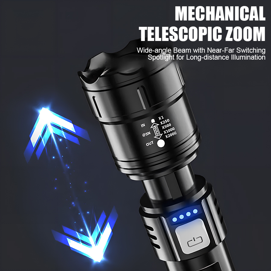 High Power P50 LED Flashlight  - đánh giá và giá Outdoor Lighting Lumen