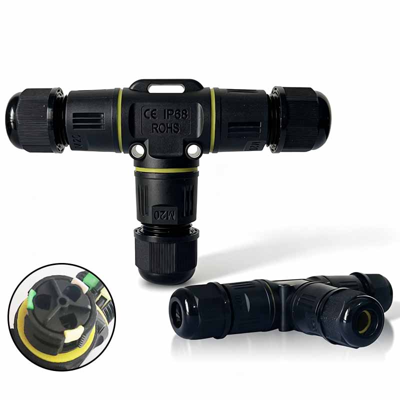 IP68 Waterproof T-Type Cable C - đánh giá và giá Outdoor Lighting Wire Connectors