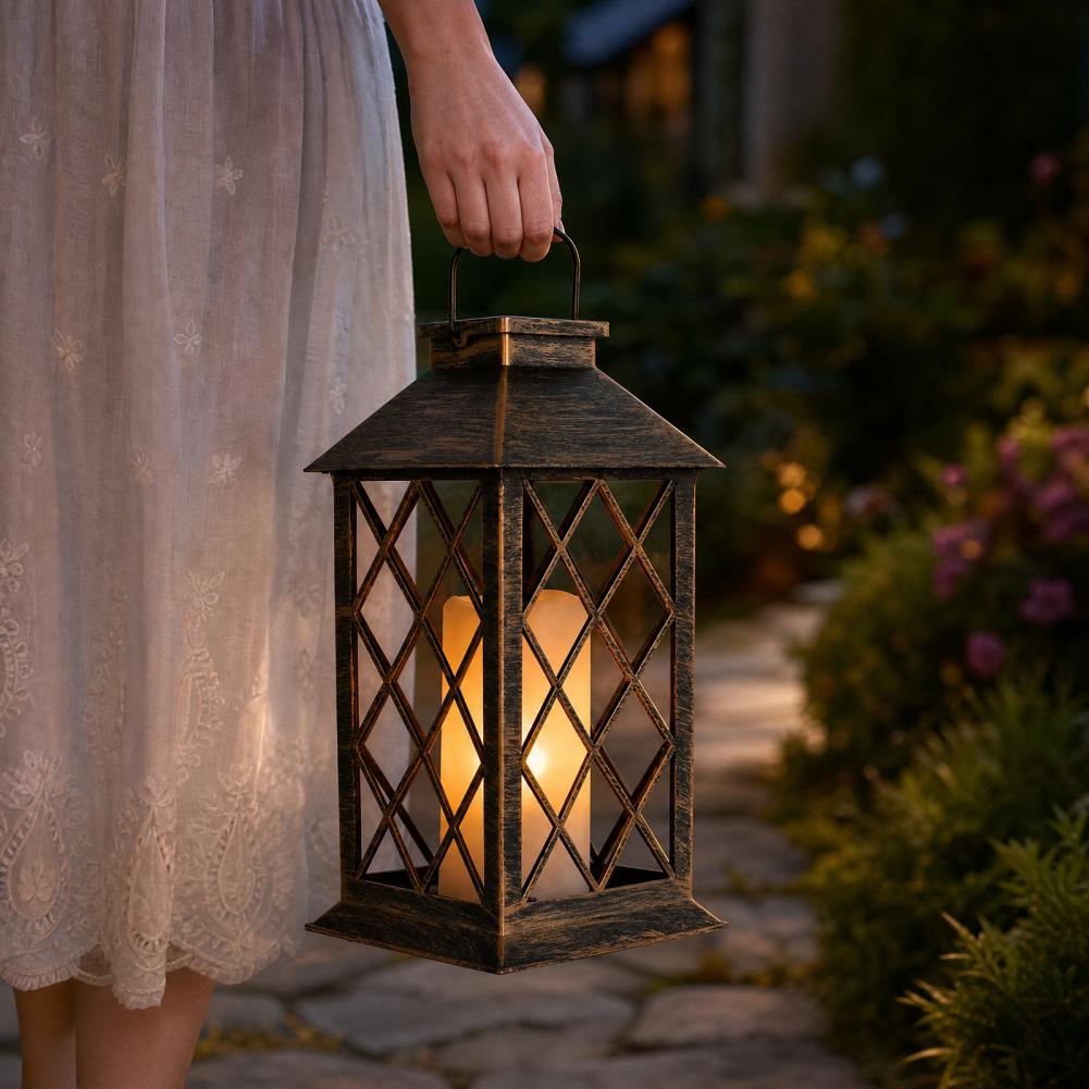 Retro Solar Lantern, Outdoor S - đánh giá và giá Outdoor Lighting Decoration