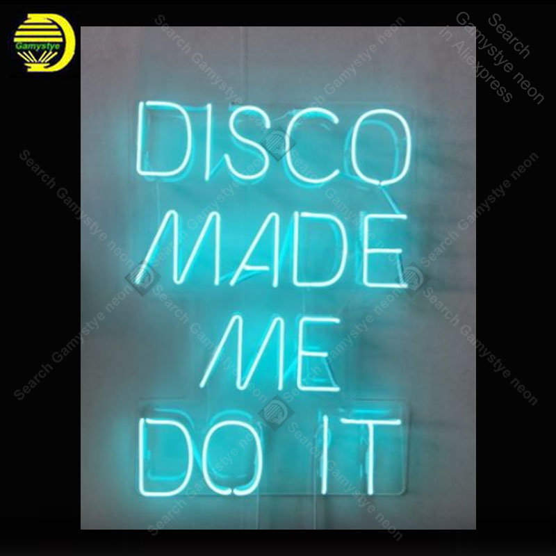 Neon Sign for Disco Made Me Do - đánh giá và giá Outdoor Lighting Expressions