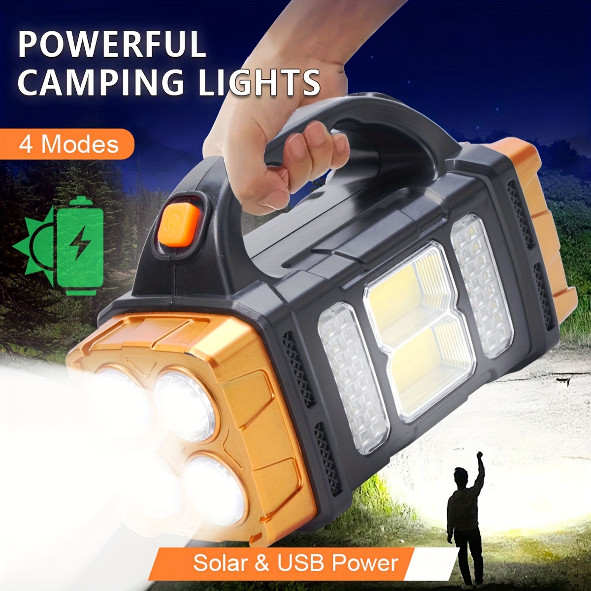 New Upgrade Rechargeable High  - đánh giá và giá Outdoor Lighting Lumen