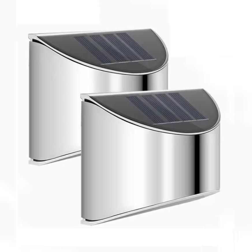 2Pcs Solar Garden Light Stainl - đánh giá và giá Outdoor Lighting Wall Mount