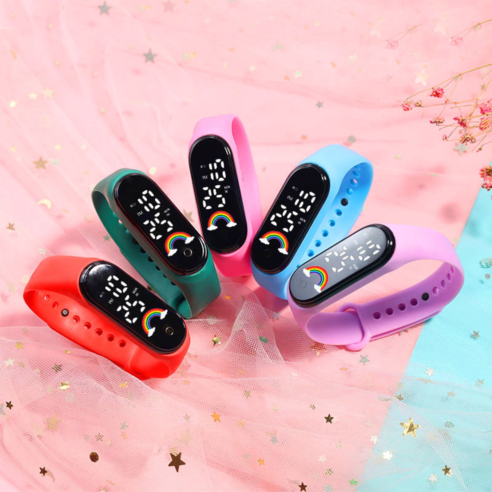 Children Multicolor Watch Led  - đánh giá và giá Outdoor Lighting Timer