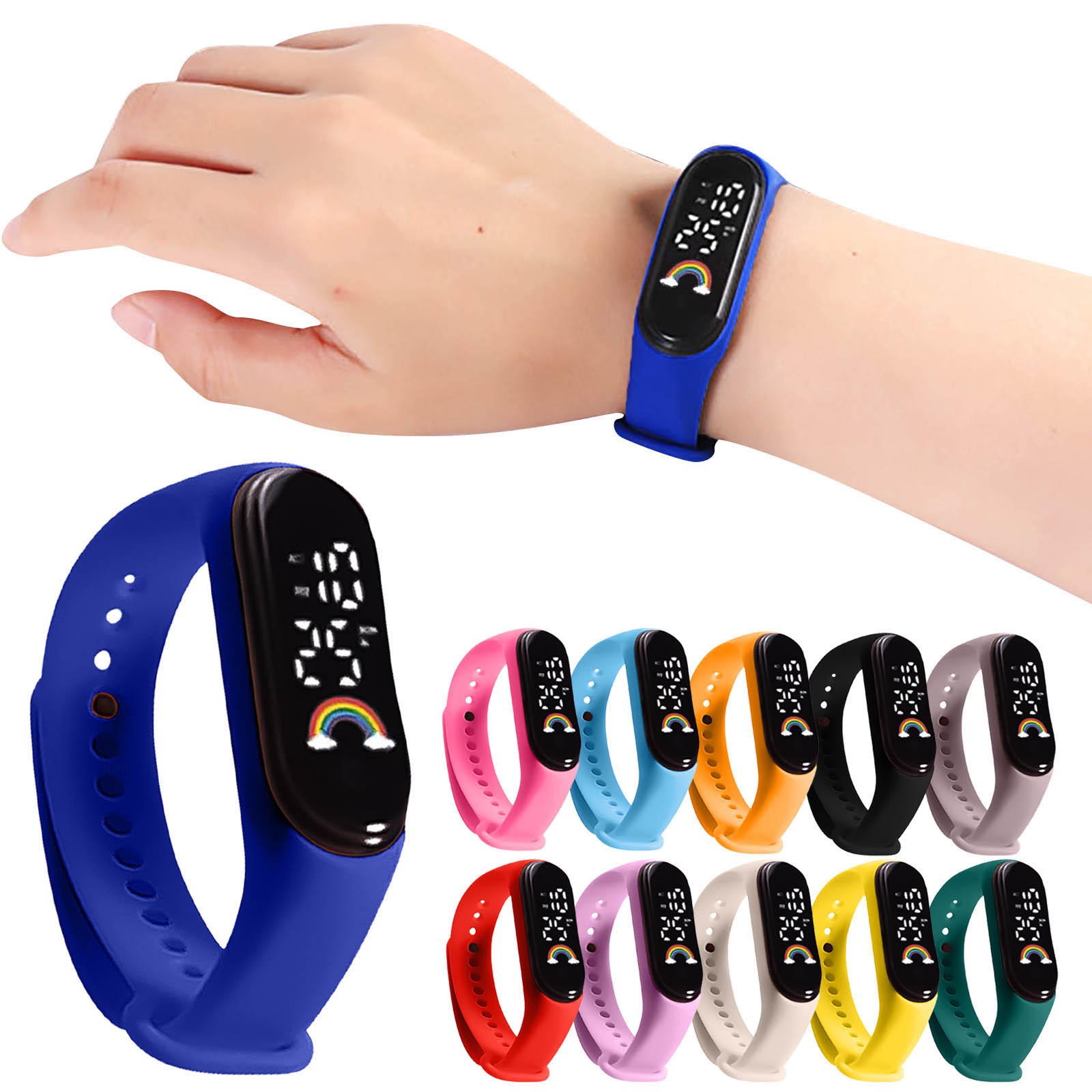 Children Multicolor Watch Led  - đánh giá và giá Outdoor Lighting Timer