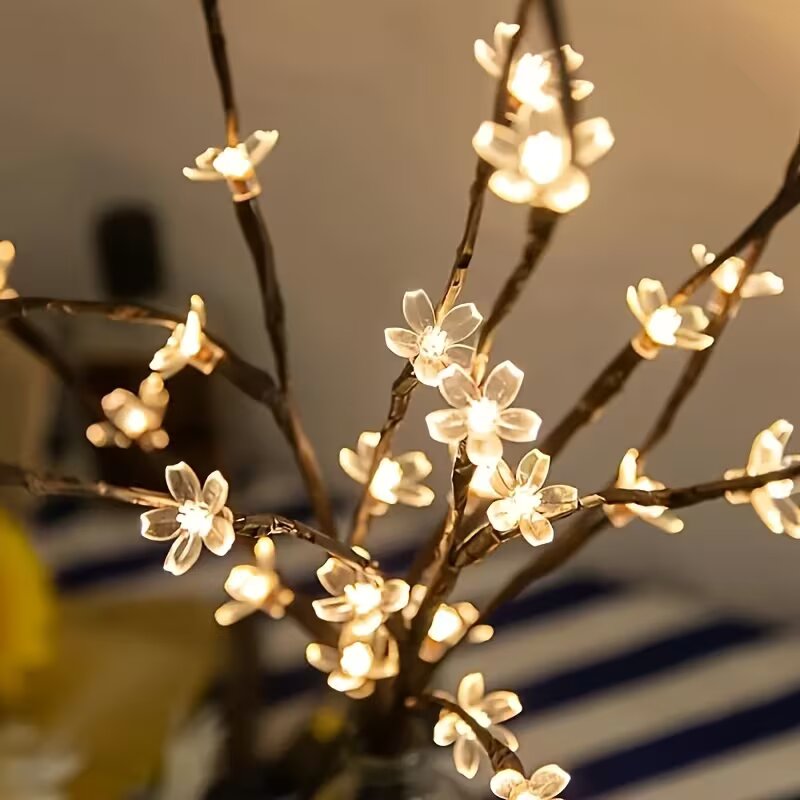 1/2PC 20LED Cherry Blossom Tre - đánh giá và giá Outdoor Lighting Decoration
