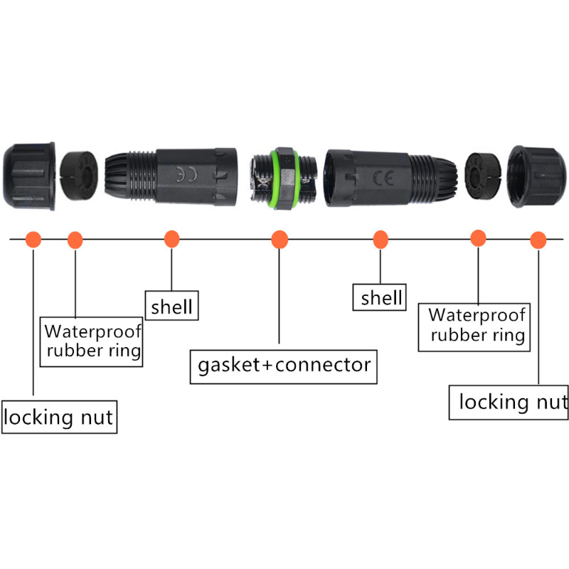 M16 Waterproof Cable Connector - đánh giá và giá Outdoor Lighting Wire Connectors