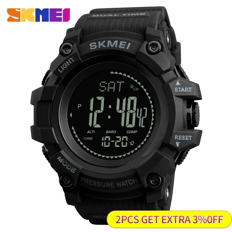 SKMEI 1358 Altimeter Weather T - đánh giá và giá Outdoor Lighting Timer