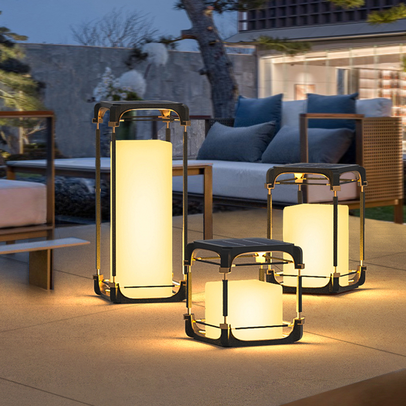 Luminous Floor Lamp Courtyard  - đánh giá và giá Outdoor Lighting Decoration