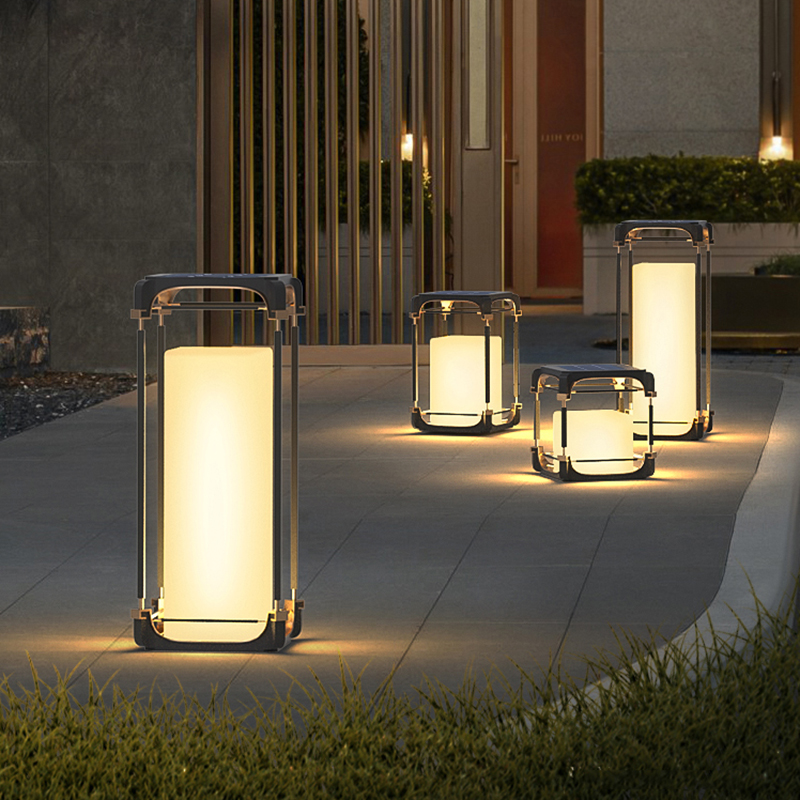 Luminous Floor Lamp Courtyard  - đánh giá và giá Outdoor Lighting Decoration