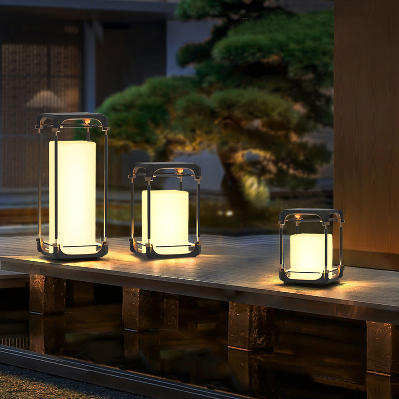 Luminous Floor Lamp Courtyard  - đánh giá và giá Outdoor Lighting Decoration