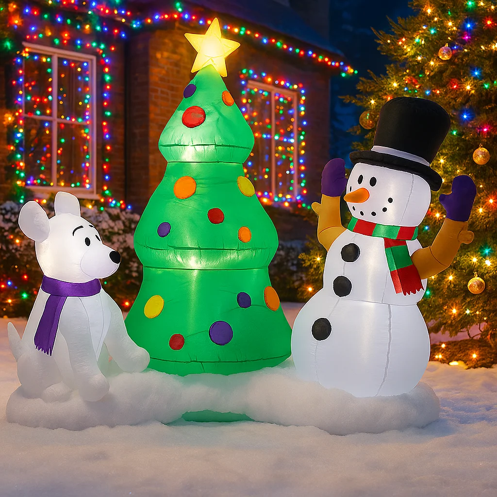 1.8M/5.9FT Inflatable Christma - đánh giá và giá Outdoor Lighting Decoration