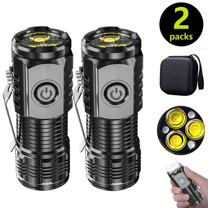 Mini 3LED Flashlight With Pen  - đánh giá và giá Outdoor Lighting Lumen