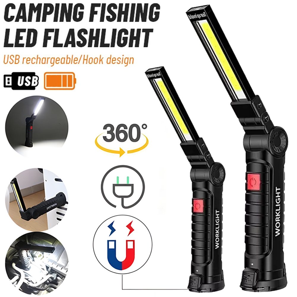 LED COB Flashlight USB Recharg - đánh giá và giá Outdoor Lighting Lumen