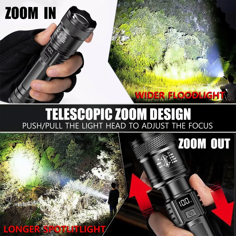 Rechargeable LED Flashlight Zo - đánh giá và giá Outdoor Lighting Lumen