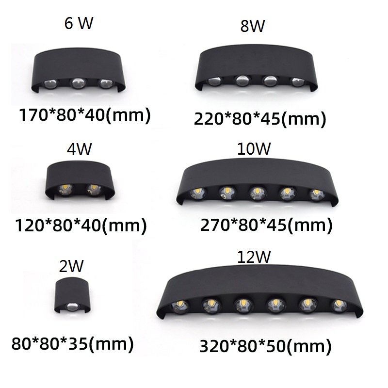 Đèn Led Hiện Đại Đèn Tường Ngo - đánh giá và giá Outdoor Lighting Wall Mount
