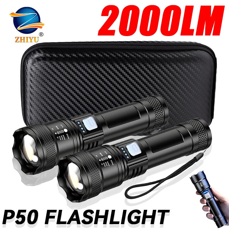 Tactical LED Flashlight 2000LM - đánh giá và giá Outdoor Lighting Construction