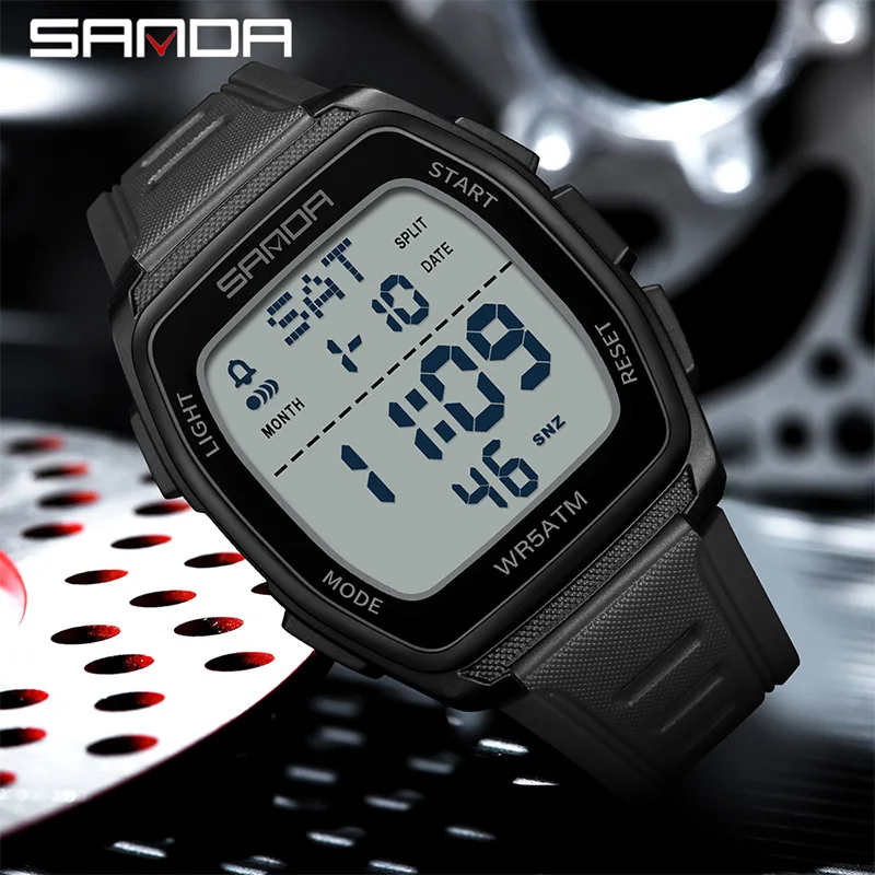 SANDA New Man Electronic Watch - đánh giá và giá Outdoor Lighting Timer