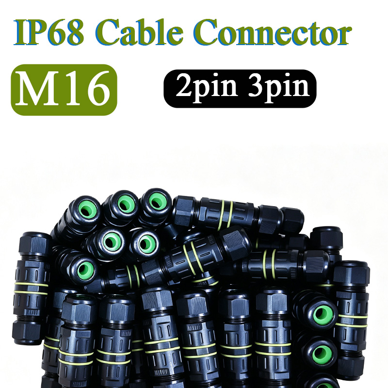 2Pin 3Pin M16 Cable Connector  - đánh giá và giá Outdoor Lighting Wire Connectors
