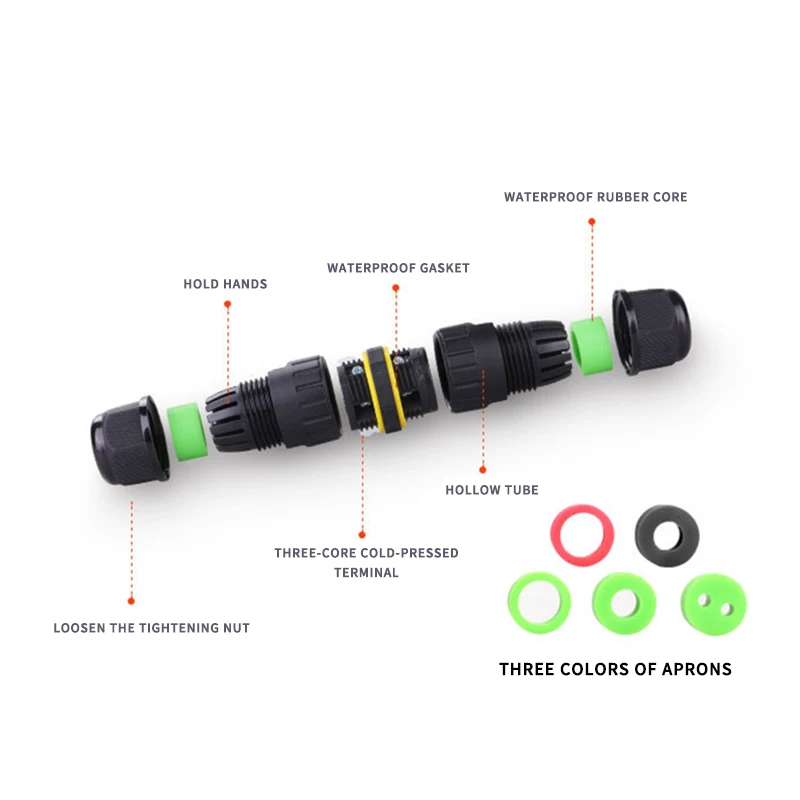 2Pin 3Pin M16 Cable Connector  - đánh giá và giá Outdoor Lighting Wire Connectors